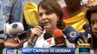 Mitzy Capriles: Crisis del país no ha cambiado porque mi esposo esté preso