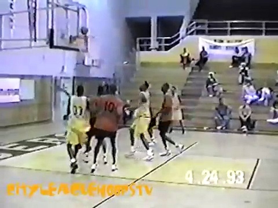 Allen Iverson High School AAU Highlights - Iverson dominates AAU basketball game