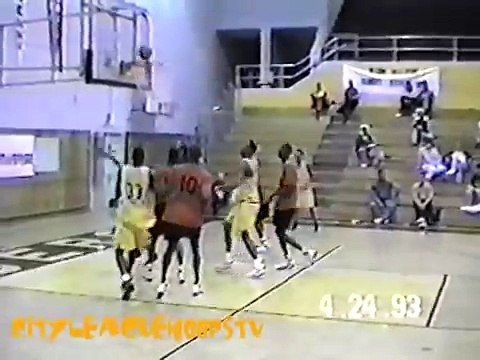 Allen Iverson High School AAU Highlights - Iverson dominates AAU basketball game