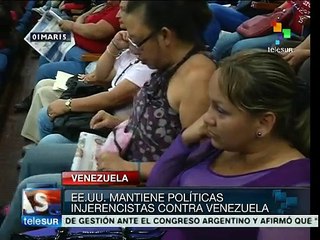 Ciudadanos apoyan sanciones del Estado venezolano contra EE.UU.