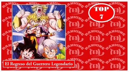 Las 10 Mejores Peliculas de Dragon Ball, DBZ y GT