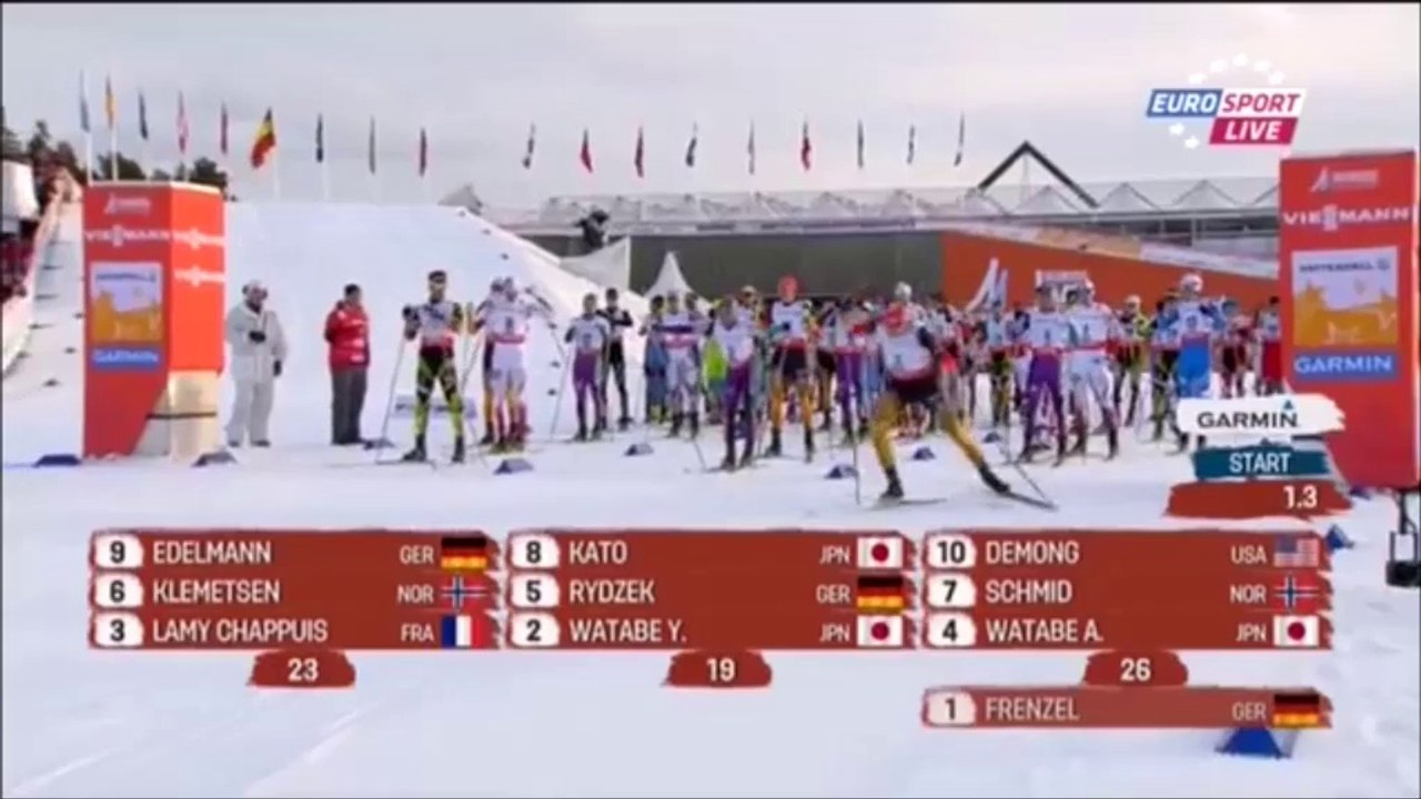 ChM ski nordique, combiné nordique, petit tremplin, 20 février 2015 (épreuve de fond)