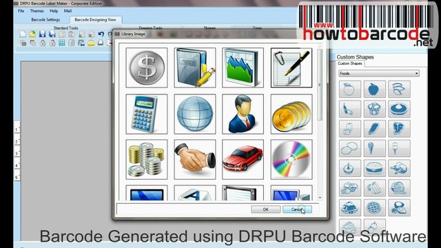 UCC EAN 128 font using to design barcodes