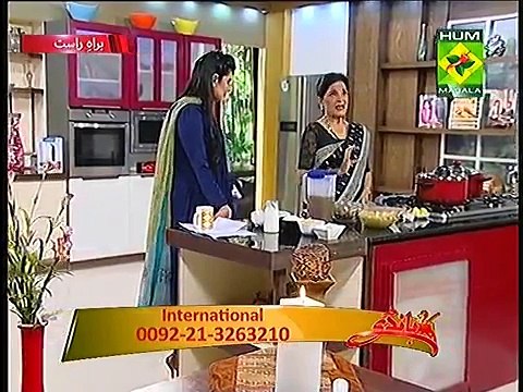 Handi with Zubaida Tariq Cooking Show on Hum Masala Tv 24th February 2015