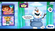 Messy Frozen Olaf Cleaning and Shower Game - Compilation