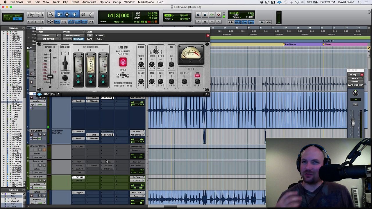 Tips for Creating a Rock Snare Drum Reverb