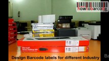 How to print barcode labels with Thermal & Laser Printer