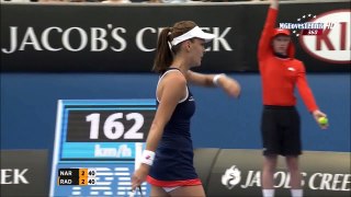 Kurumi Nara vs Agnieszka Radwanska Australian Open 2015 Highlights