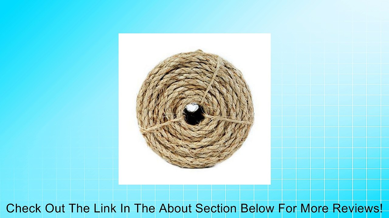 Koch Industries Twisted Sisal Rope, 1/2 Inch by 50 Feet, Natural, Coil Review