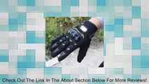 Amjimshop Useful Rock Black Short Sports Leather Motorcycle Motorbike Summer Gloves Review