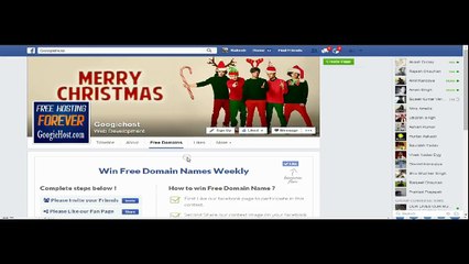 Free domain name every week contest