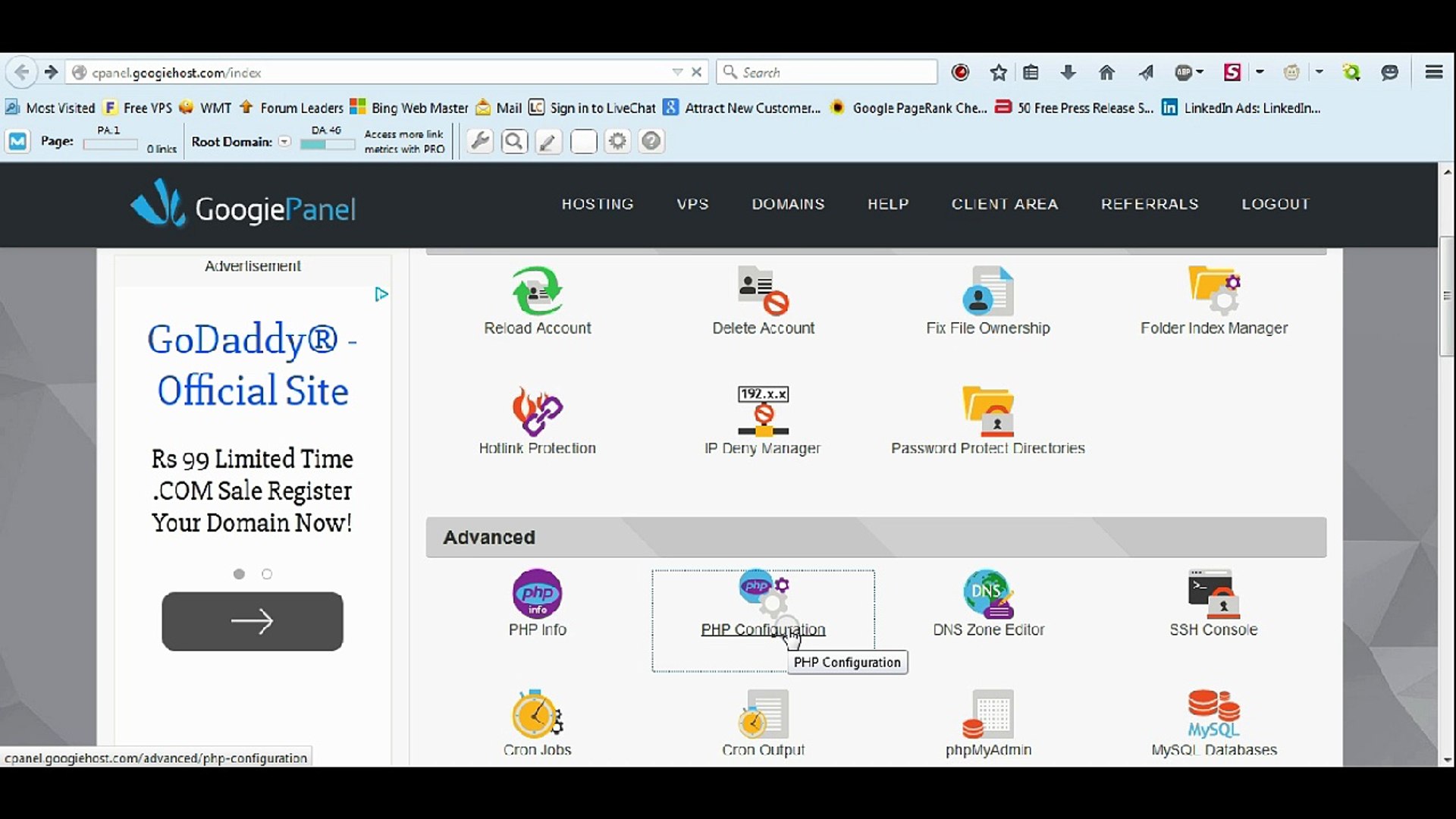 How To Change Php Version In Free Hosting Googiehost Video Images, Photos, Reviews