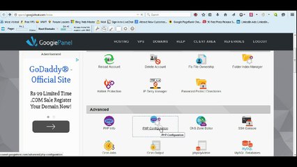How to change PHP Version in Free Hosting - GoogieHost