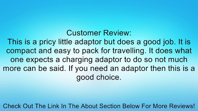 Sony ACU501AD Super Compact 5W USB Charger for Walkman or iPod MP3 players Review