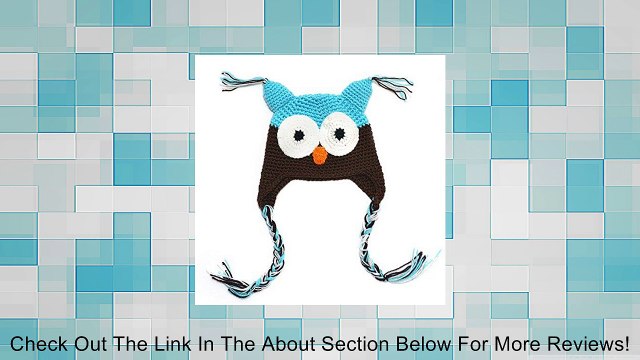 Baby Cute Crochet Knit Owls Woolly Cap Infant Toddler Earflap Hat Review
