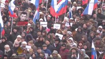 Slain Putin critic honoured in mass Moscow rally