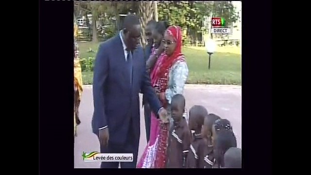 levée des couleurs au palais présidentiel et Du Discours Du Président Macky Sall