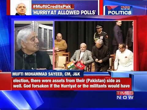 Militants Allowed Polls : J&K CM Mufti Sayeed