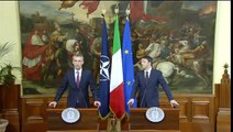 Renzi riceve il Segretario Generale della Nato, Jens Stoltenberg