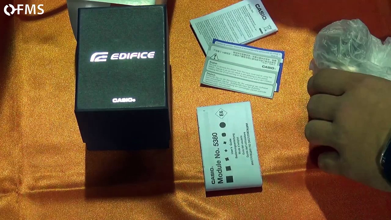 Casio Edifice EFR-536: Unboxing | Esclusiva mondiale
