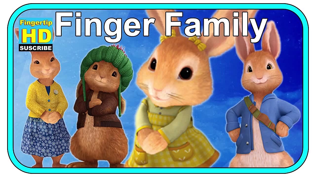 Finger Family Song - Peter Rabbit Family Finger Rhyme - Daddy Finger ...