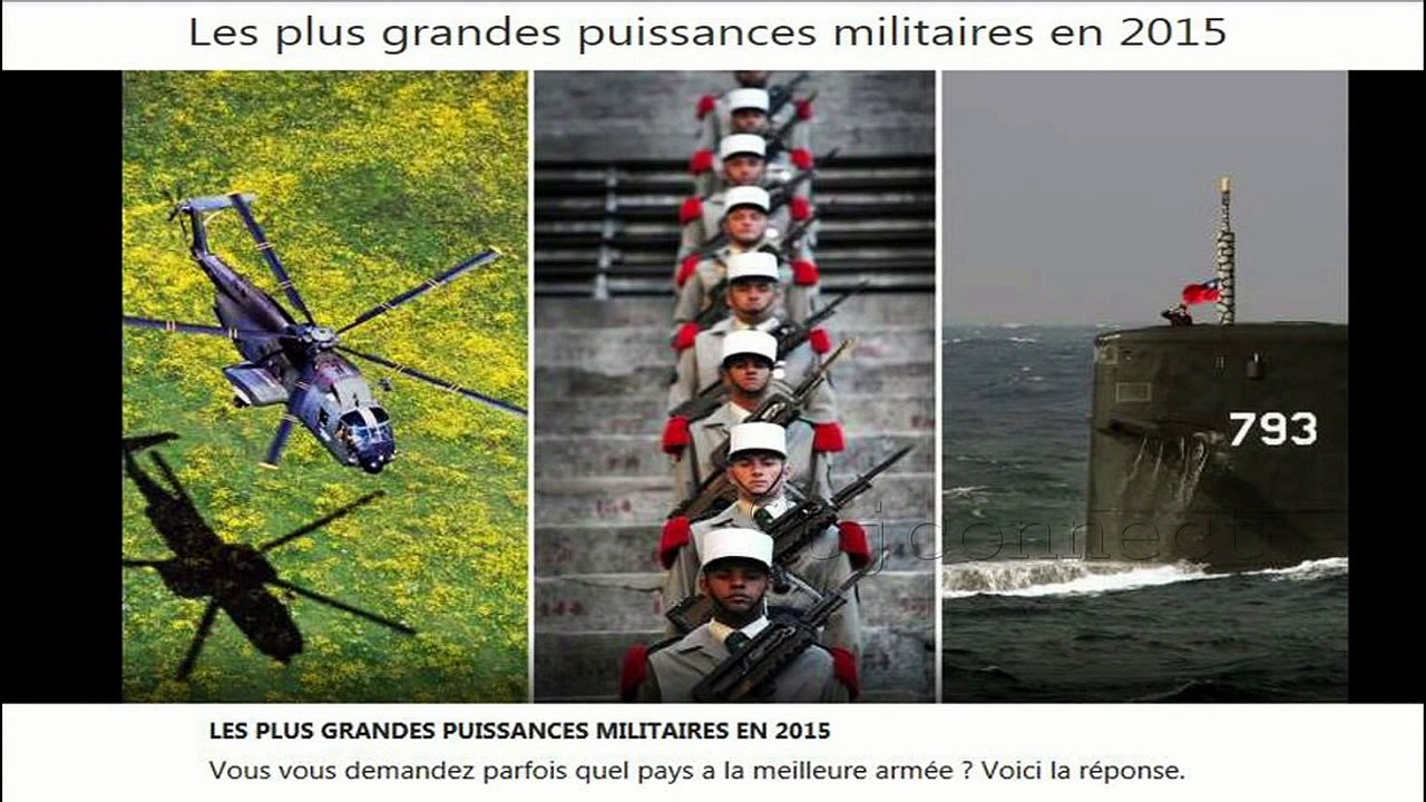 Les plus grandes puissances militaires en 2015