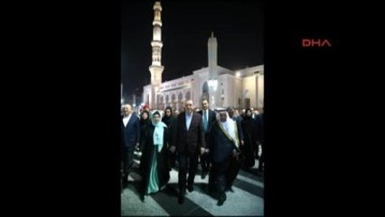 Cumhurbaşkanı Erdoğan Medine'de