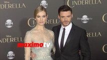 Lily James and Richard Madden CINDERELLA World Premiere