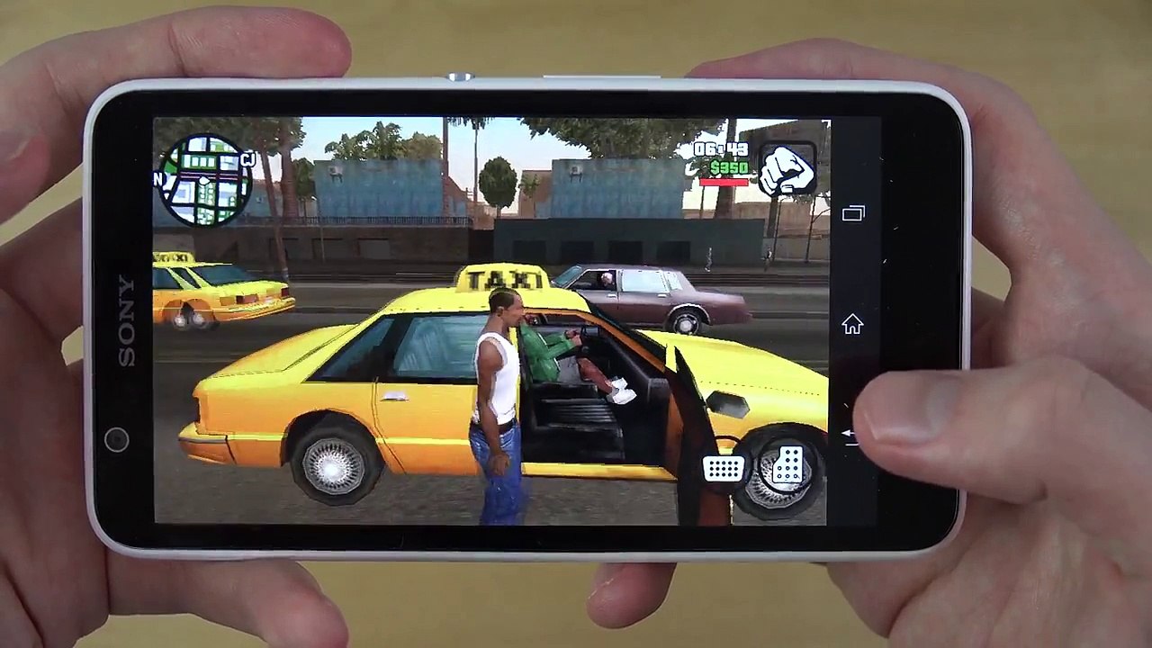 GTA San Andreas Sony Xperia E4 Gameplay Review (4K)