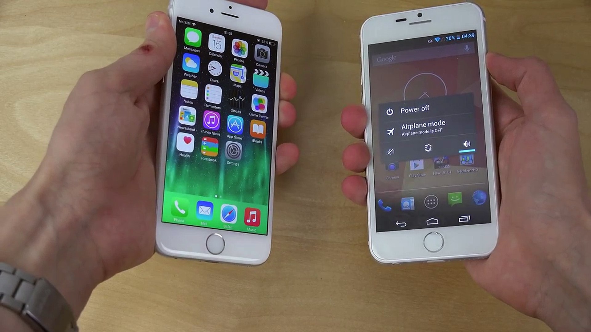 iPhone 6 iOS 8.3 vs. Goophone I6 - Which Is Faster (4K) - video Dailymotion