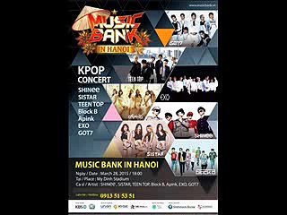 Music Bank Hà Nội - mua vé 0913 51 53 51
