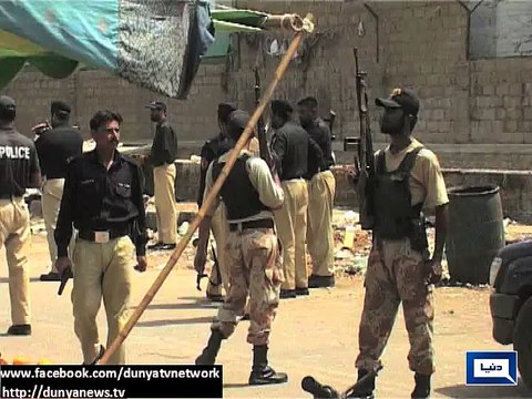 Dunya news- Karachi: Two-yr old died, seven injured in hand grenade attack