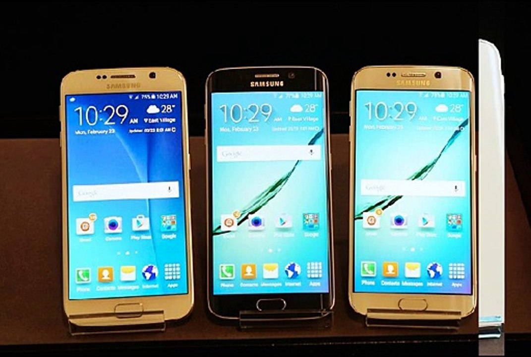 Samsung unveiled the new Galaxy S6 and Galaxy S6 edge