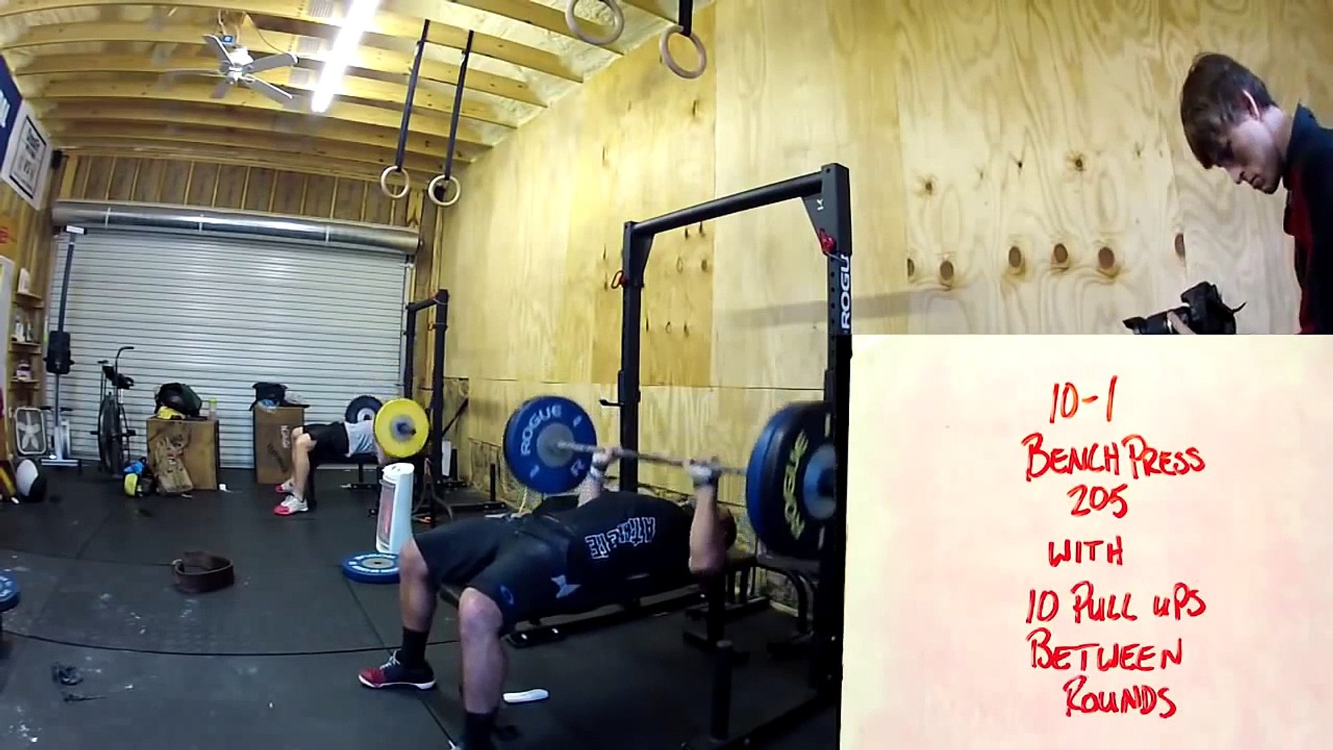 Rich Froning Bench Press Pull Up Crossfit Workout 2014 Video Dailymotion