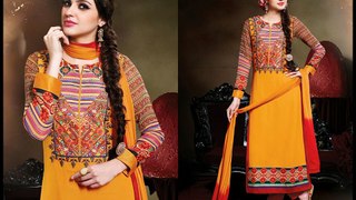Alluring designs of ladies salwar suits