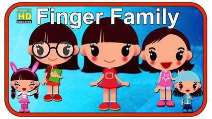 Finger Family Song Cute Girls Finger Nursery Rhymes | NurseryKids