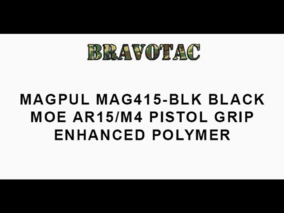 Magpul MAG415-BLK Black MOE AR15M4 Pistol Grip Enhanced Polymer