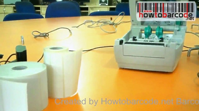 How thermal transfer printing works to print barcodes