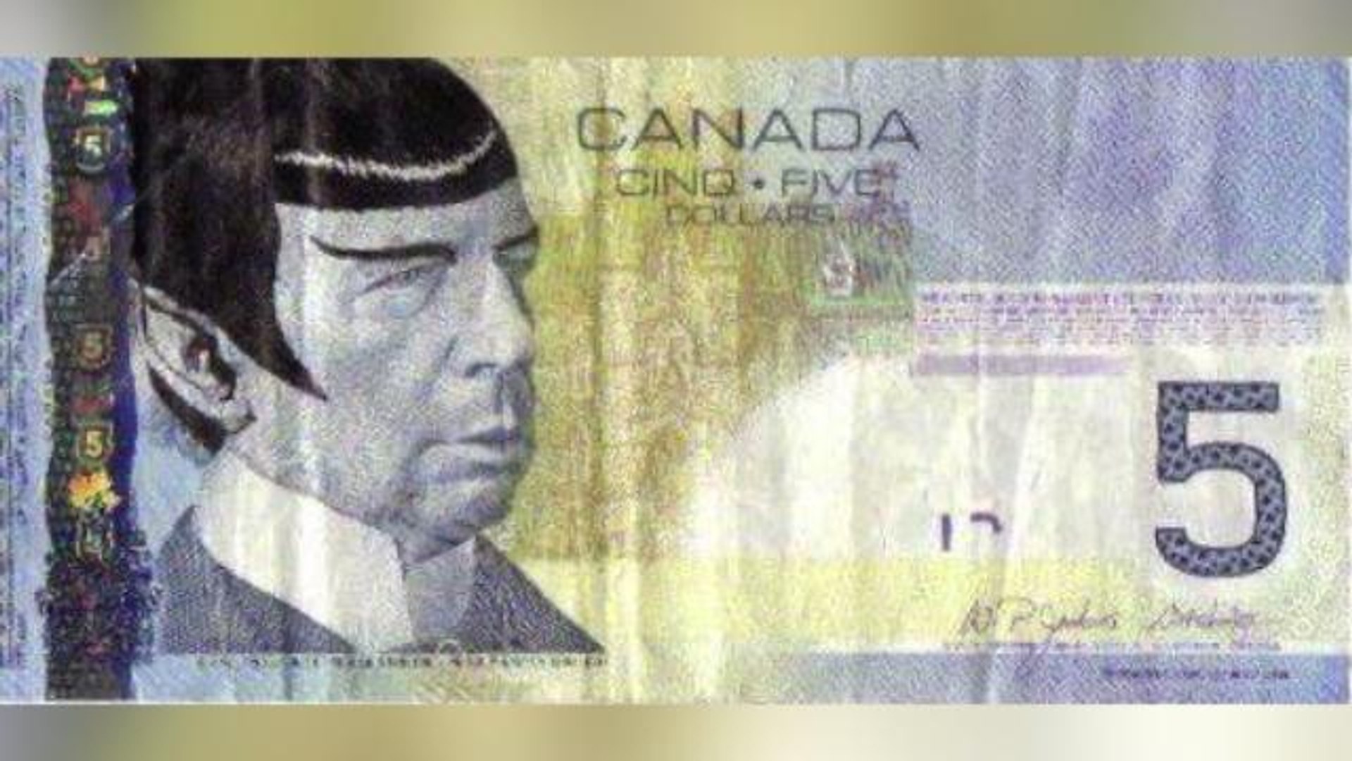 2 Star Trek Dollar Bills  Leonard Nimoy Spock Enterprise Novelty Money D3 