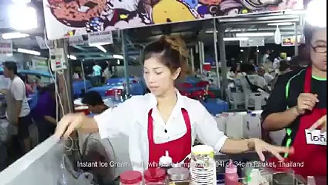 Filipinlilere özel 'Kızarmış dondurma' servisi