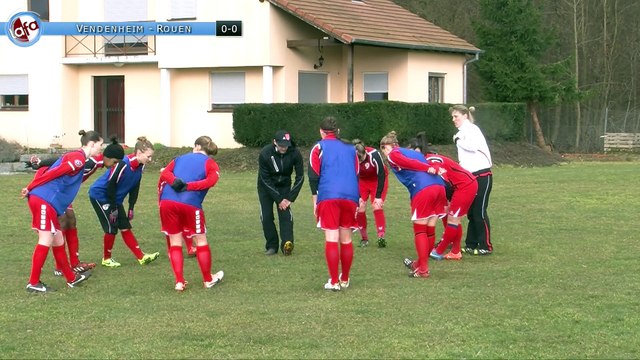 CDF Féminine 1/4 de finale : Vendenheim - Rouen 0-0 (1 tir au but à 4)