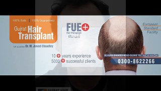 The best top quality FUE Hair Transplant in Pakistan