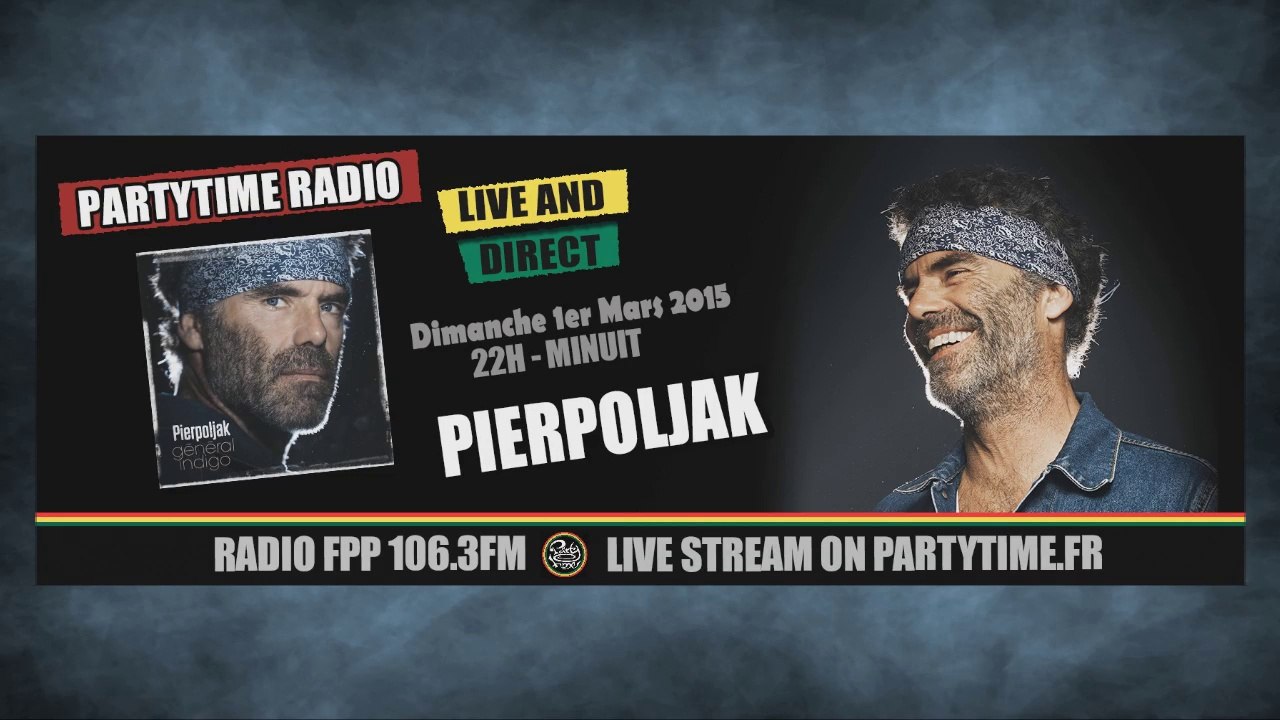 Pierpoljak aka General Indigo at Party Time Reggae show - 1er MARS 2015