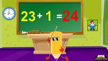 HomeSchool Tutorial   Learn to Add 23 Table   Kids Math Online Education (English Language)