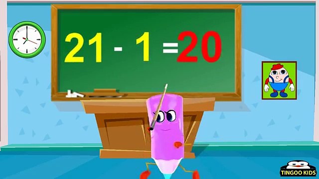 HomeSchool Tutorial Learn To Subtract 21 Table Kids Math Education
