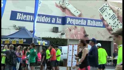 Run against cancer during Carnaval Miami in Florida
