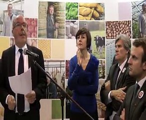 SIA 2015 - Inauguration stand Cooperation Agricole