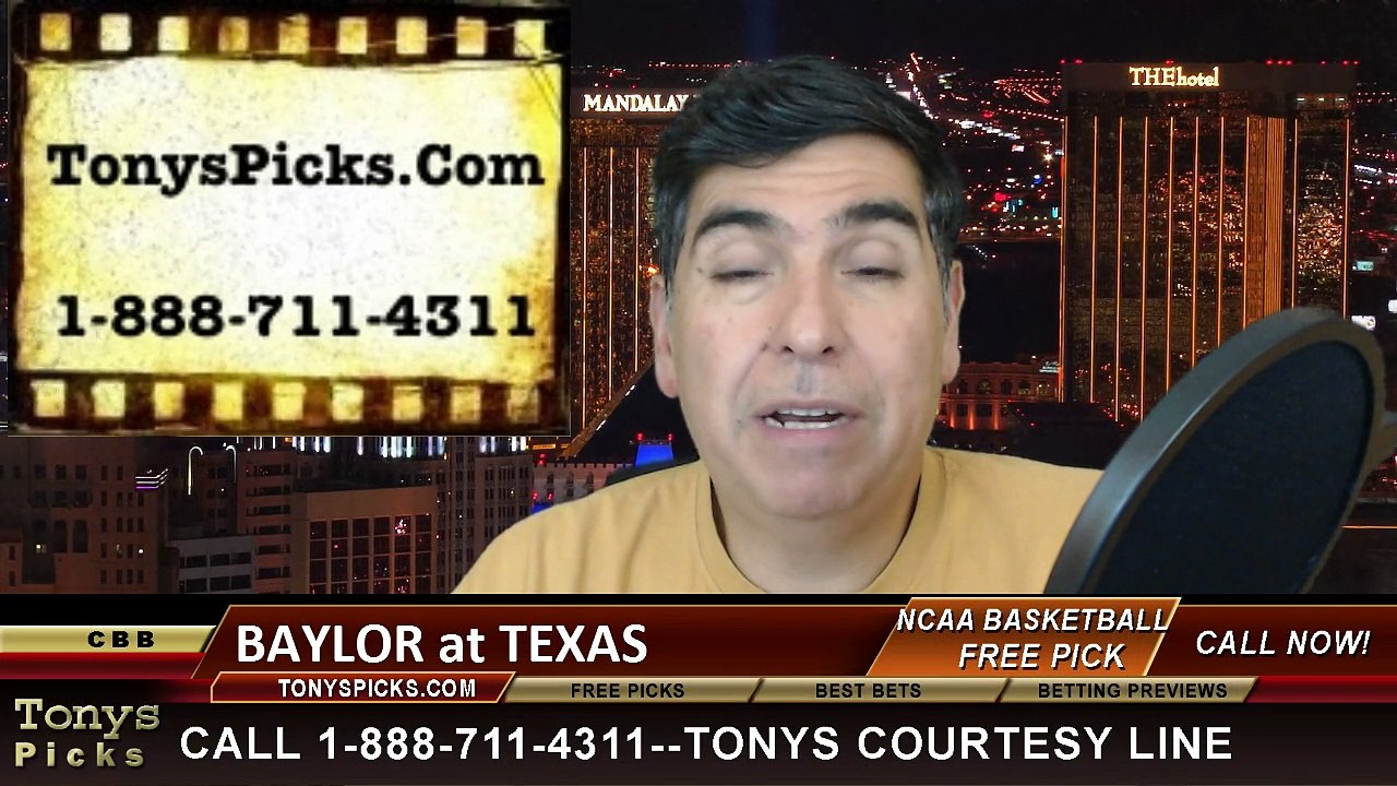 Texas Longhorns vs. Baylor Bears Free Pick Prediction NCAA College Basketball Odds Preview 3-2-2015