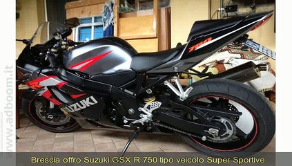 BRESCIA, RODENGO SAIANO   SUZUKI  GSX R 750 TIPO VEICOLO SUPER SPORTIVE CC 750