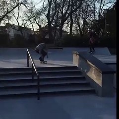 Ben Garcia fait quelques tricks avant de se blesser